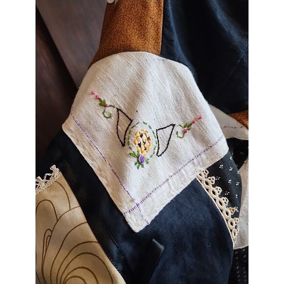 Scott August By O’Dell House Multi Media Mixed Print Plus Size 1X Vintage Artsy - Picture 8 of 14